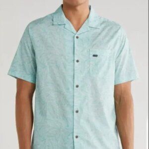 TravisMathew Mens L Hawaiian Shirt Afternoon Sun Button Up NWT Beach